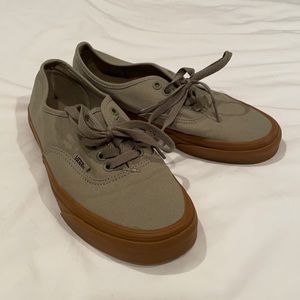 Olive Green VANS - never worn size 8